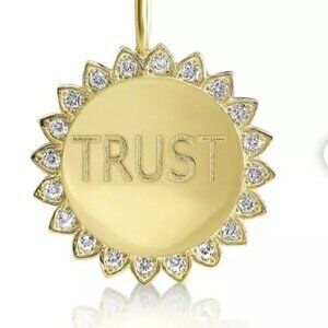Trust The Universe Sparkly Charm Alef Bet